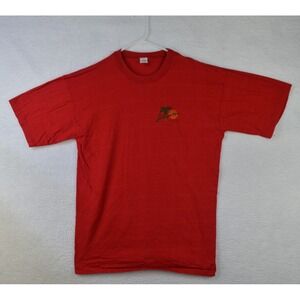 Vintage Jalapenos Hot Spot Mexican Seafood Cantina Cancun Shirt Large Red